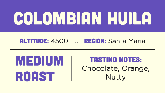 *Colombia Huila - Mushroom Extract